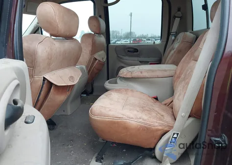 2001 Ford F-150 Supercrew King Ranch/Lariat/Xlt из США, поврежденный, VIN 1FTRW08L81KA22824